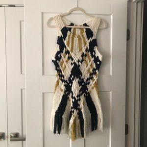 Free people crochet tunic